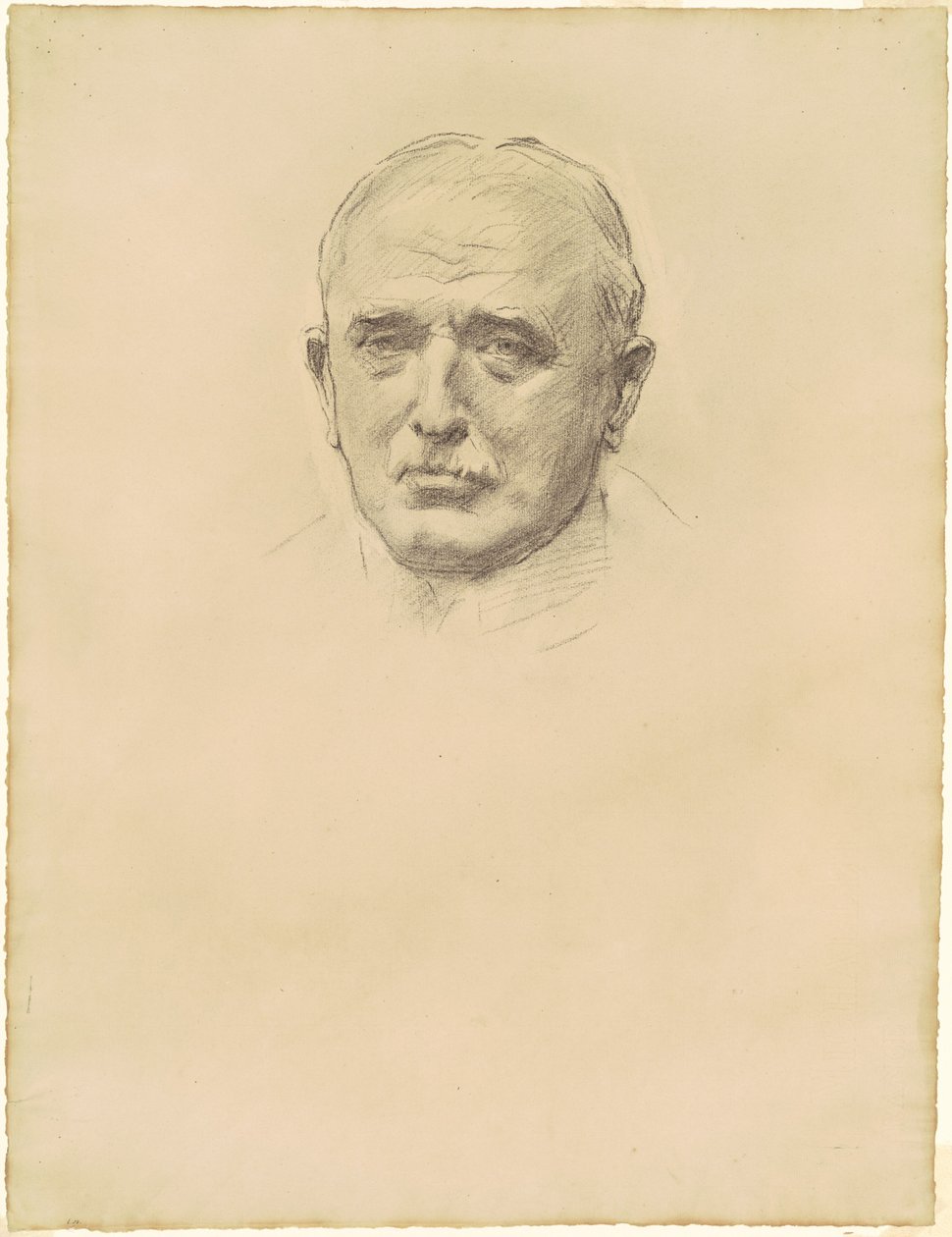 John French tábornagy tanulmánya az első világháború általános tisztjei számára, 1920-1922. alkotó: John Singer Sargent