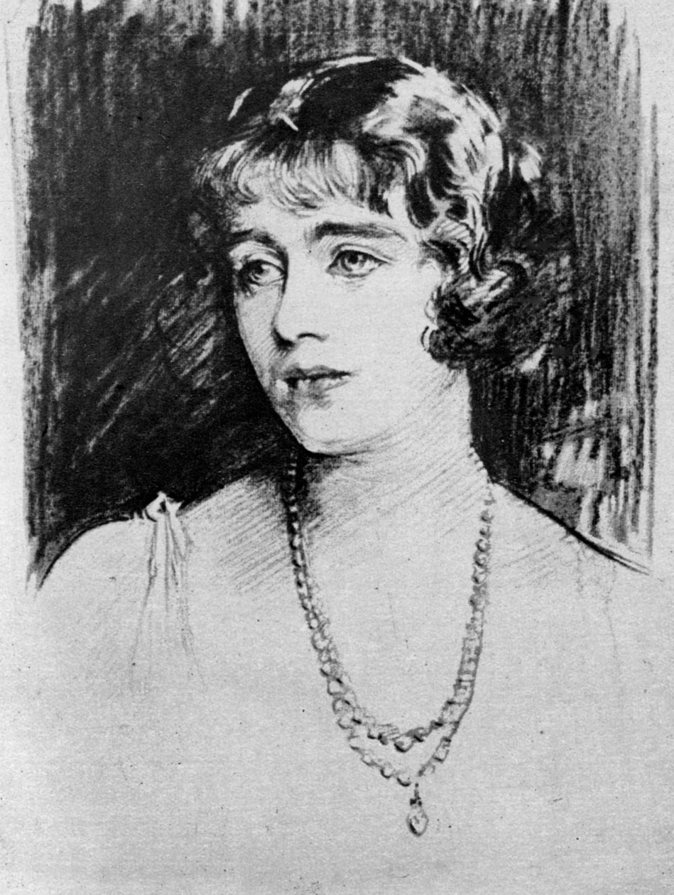 Lady Elizabeth Bowes-Lyon tanulmánya, 1923 alkotó: John Singer Sargent