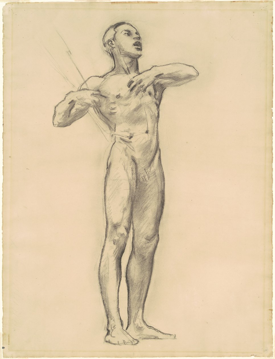 Orpheus-tanulmány a "klasszikus és romantikus művészethez" alkotó: John Singer Sargent