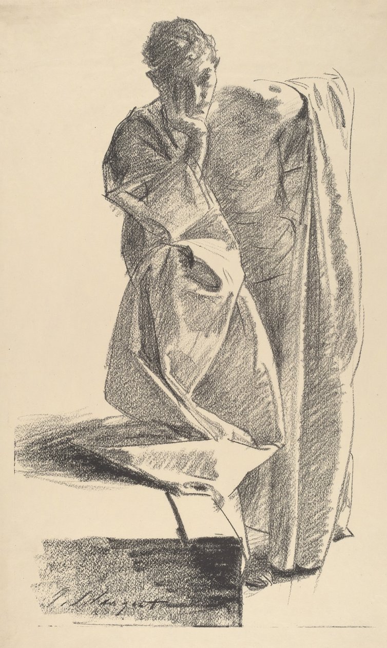 Tanulmány egy fiatalemberről alkotó: John Singer Sargent