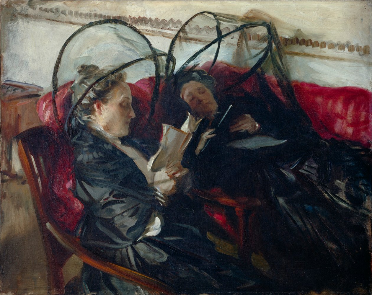 Svédül:  Myggnät szúnyogháló alkotó: John Singer Sargent