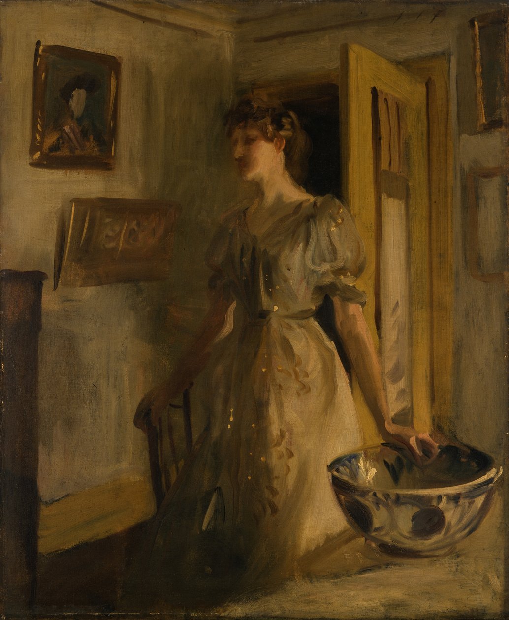 A kék tál, 1885-89 körül (olaj, tábla) alkotó: John Singer Sargent