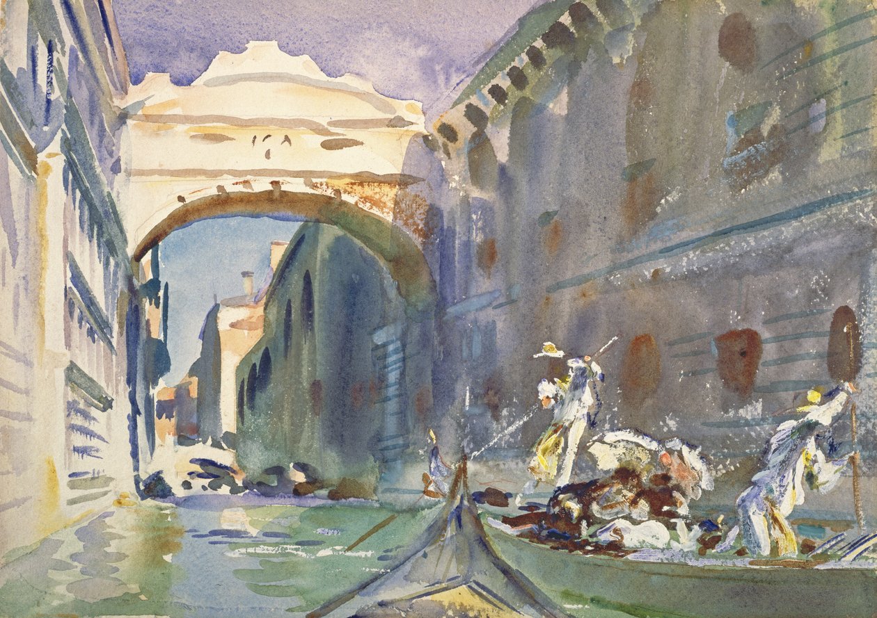 Sóhajok hídja, 1905-2008 körül (wc papíron) alkotó: John Singer Sargent