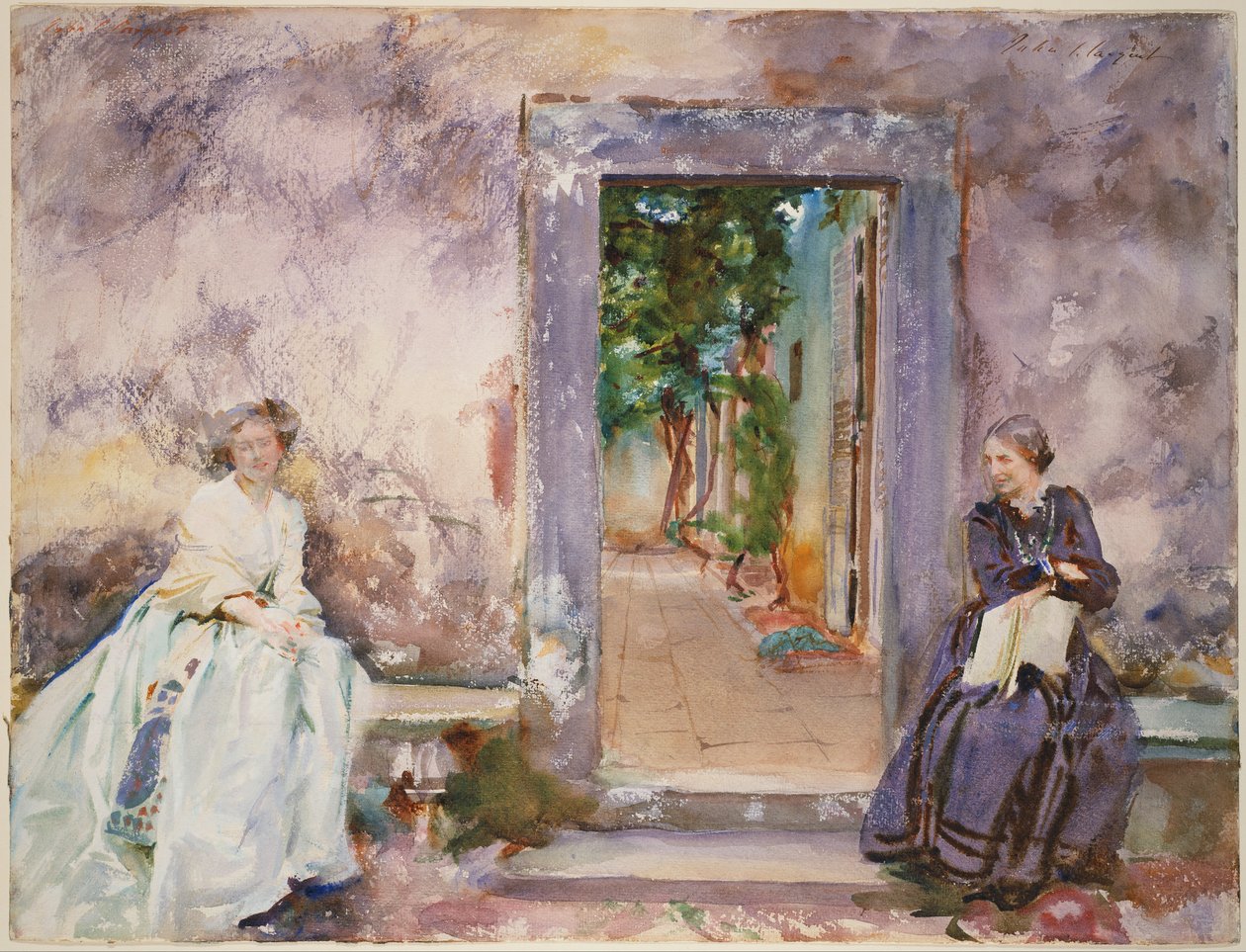 A kerti fal alkotó: John Singer Sargent