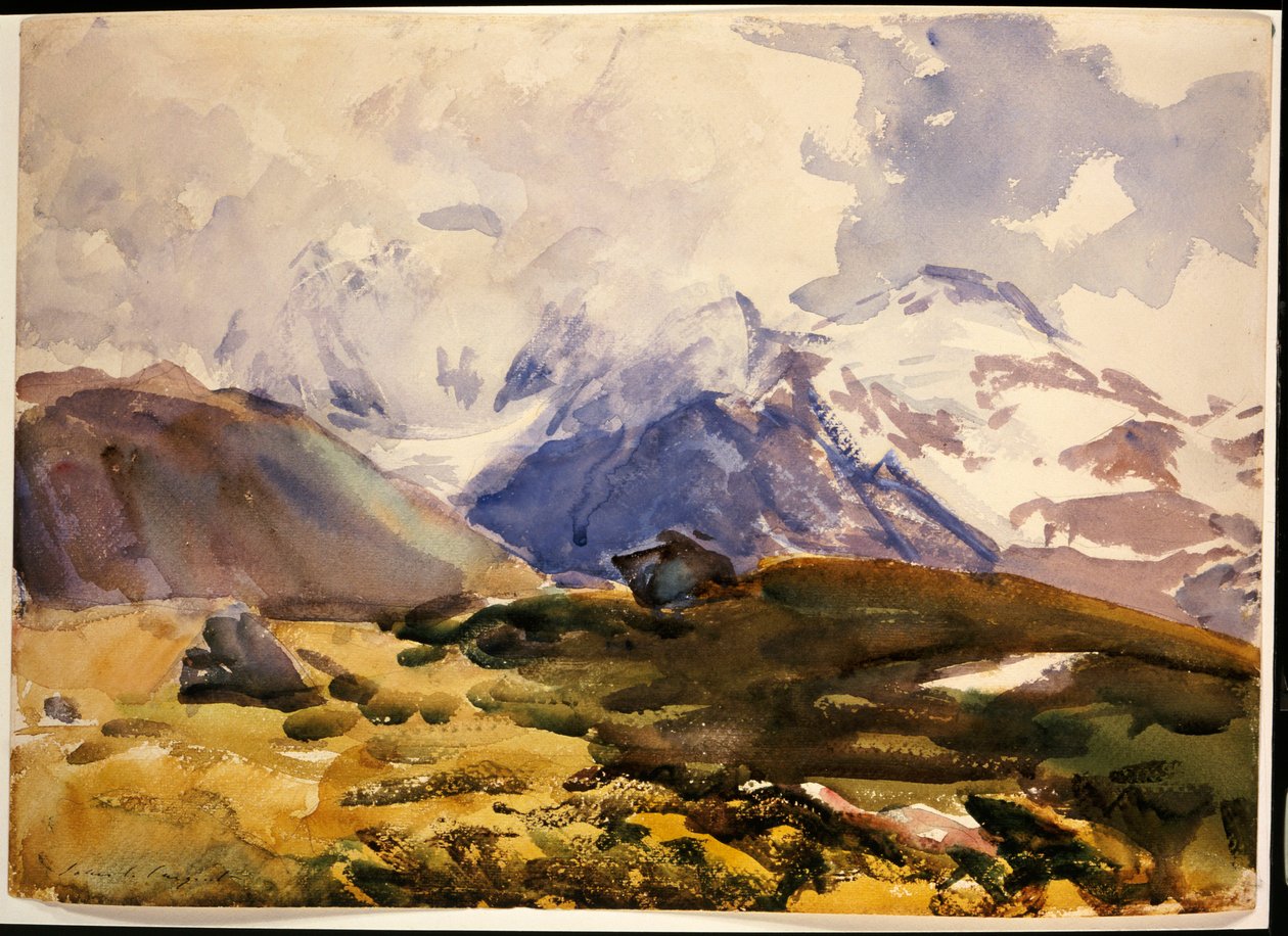 A Simplon, 1910 körül alkotó: John Singer Sargent