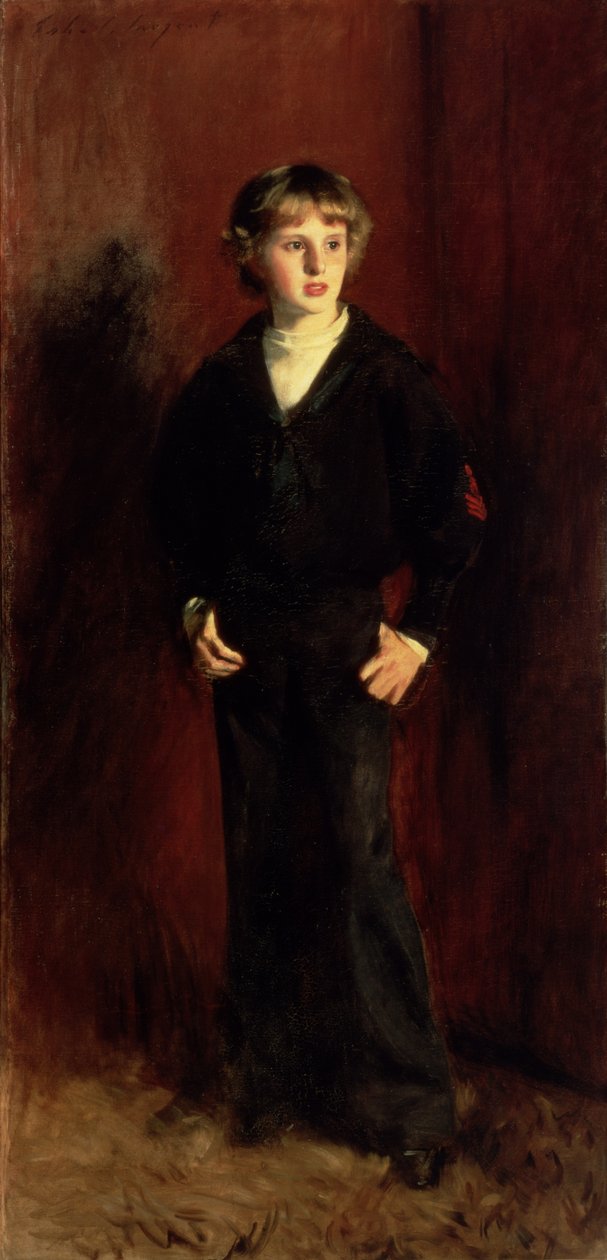 A néhai E.C. Harrison őrnagy fiúként alkotó: John Singer Sargent