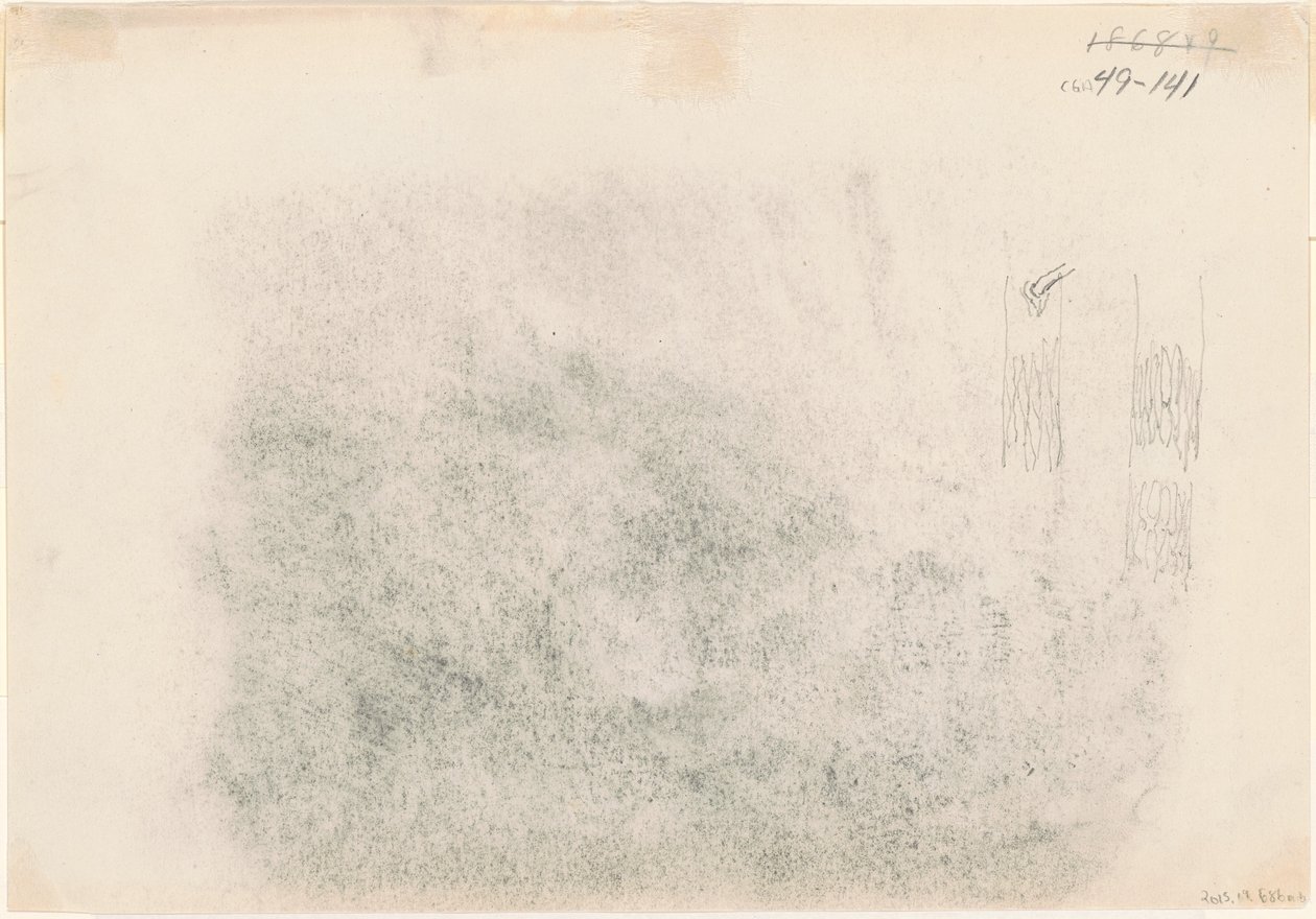 Fatörzsek [verso] alkotó: John Singer Sargent
