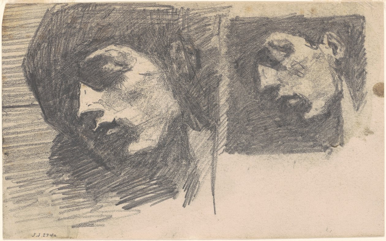 Két fej, 1875-1880. alkotó: John Singer Sargent