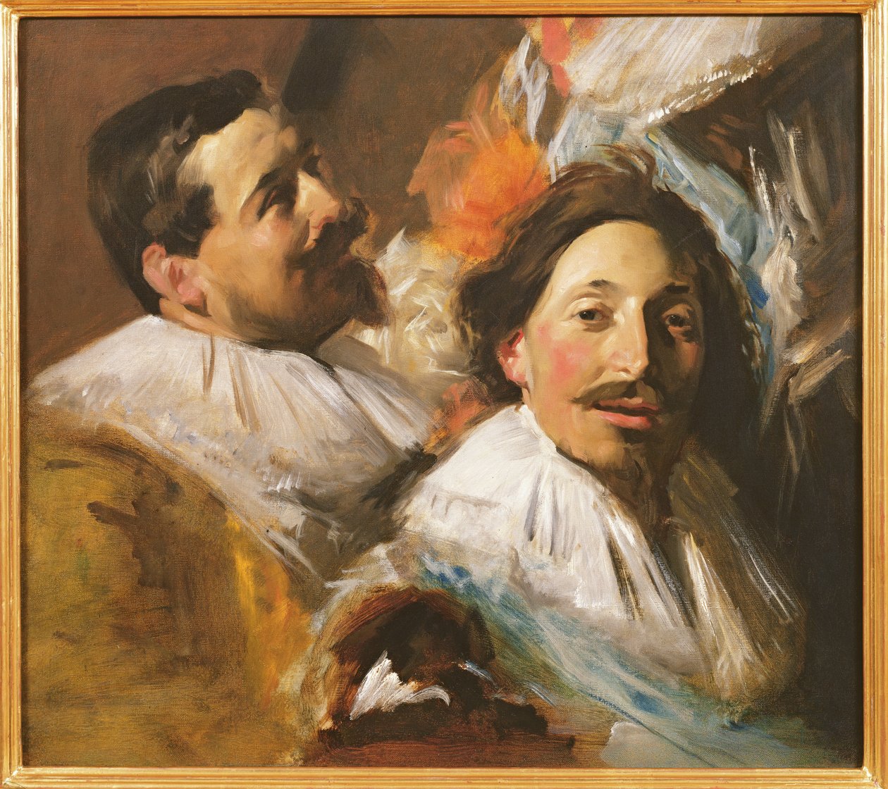 Két fej a tiszti lakomáról, 1880 alkotó: John Singer Sargent