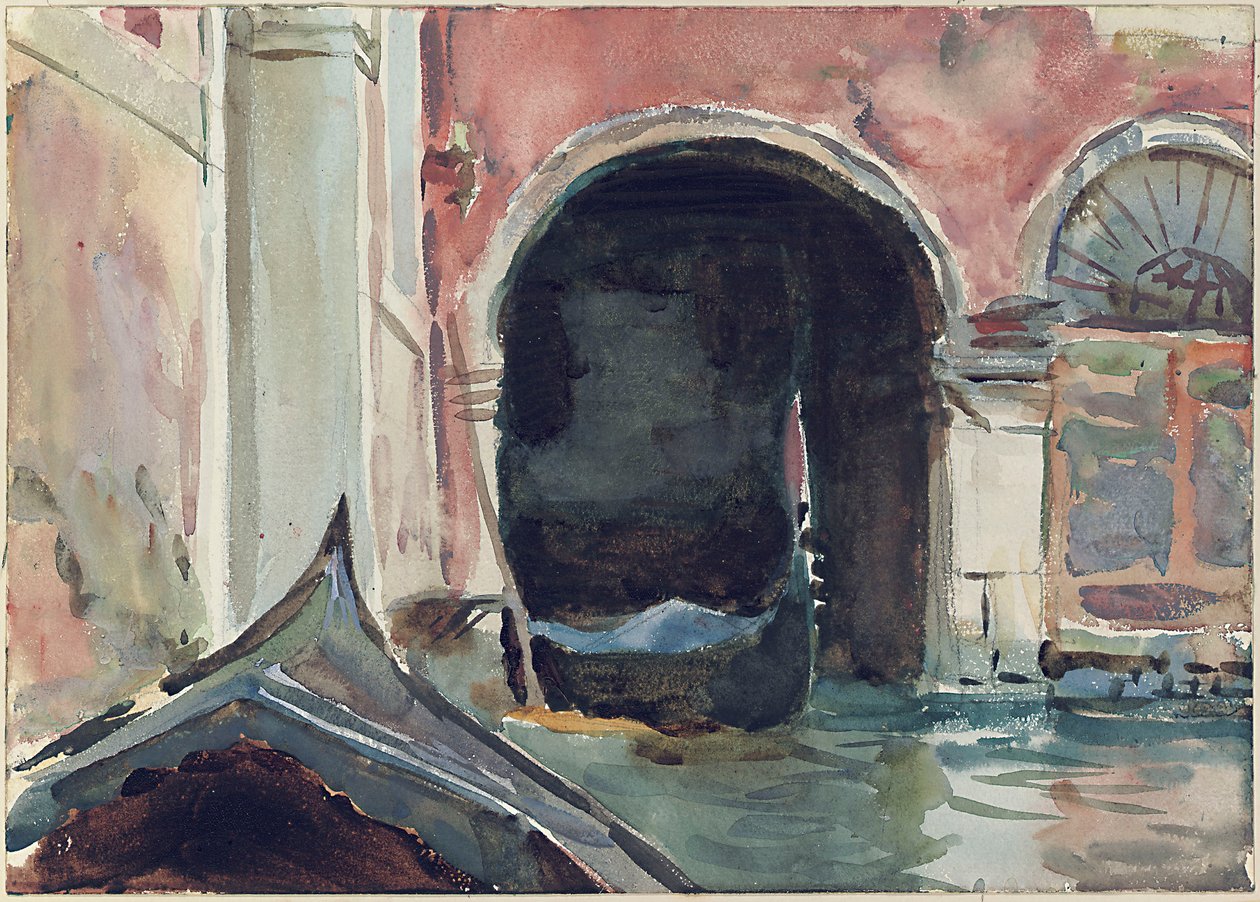 Velencei csatorna alkotó: John Singer Sargent