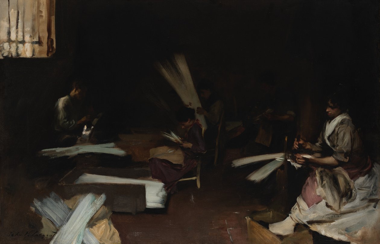 Velencei üvegmunkások alkotó: John Singer Sargent