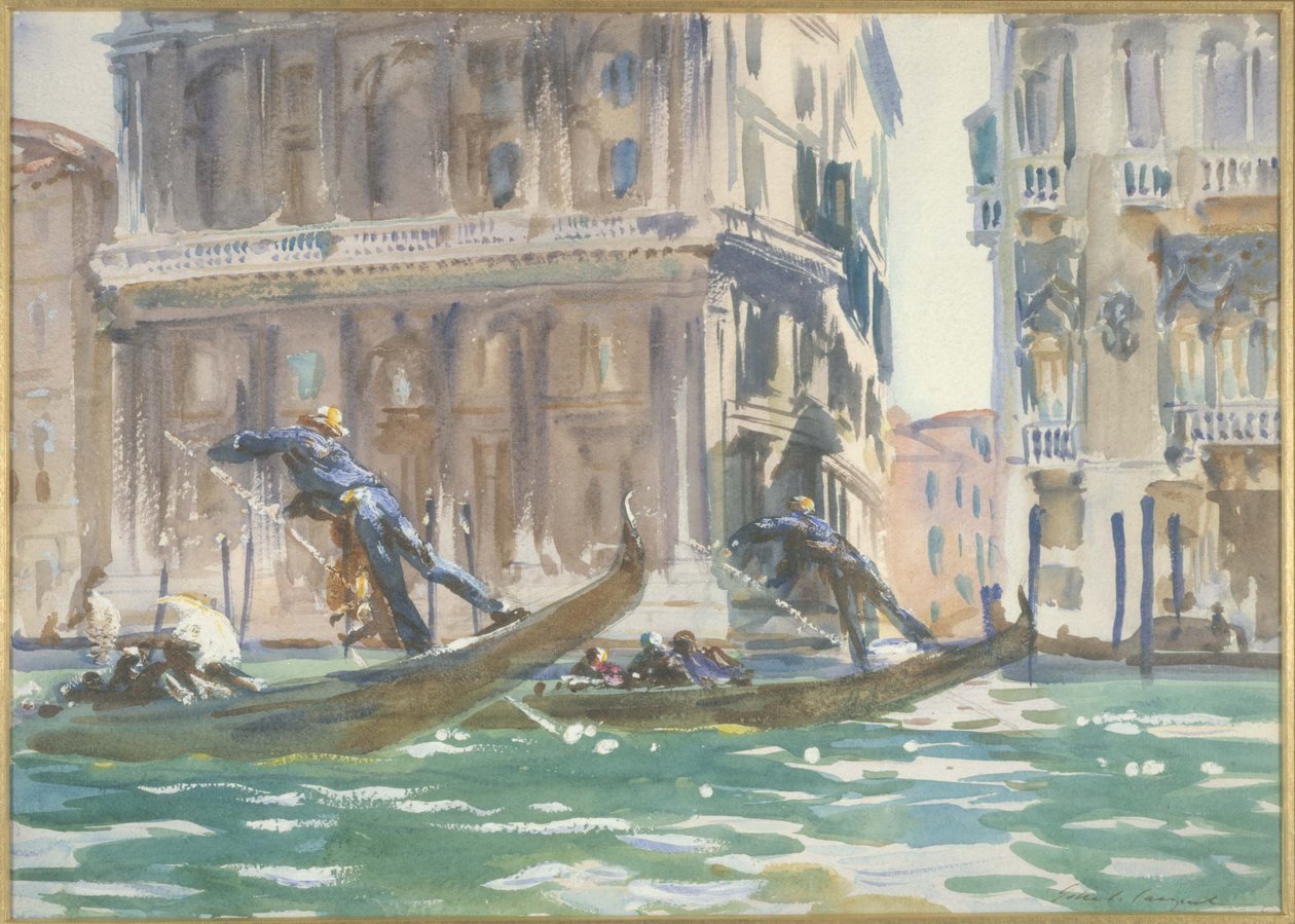 Velence látképe alkotó: John Singer Sargent