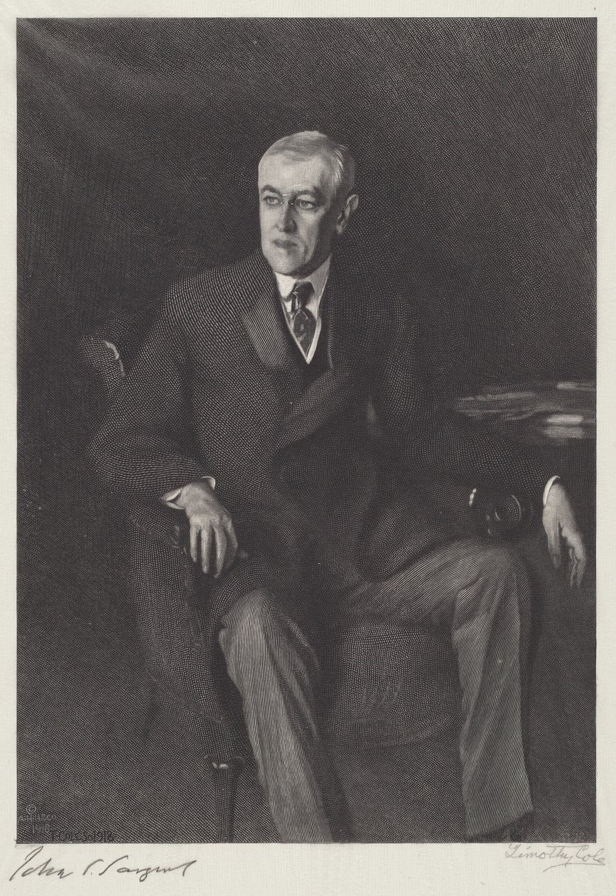 Woodrow Wilson alkotó: John Singer Sargent