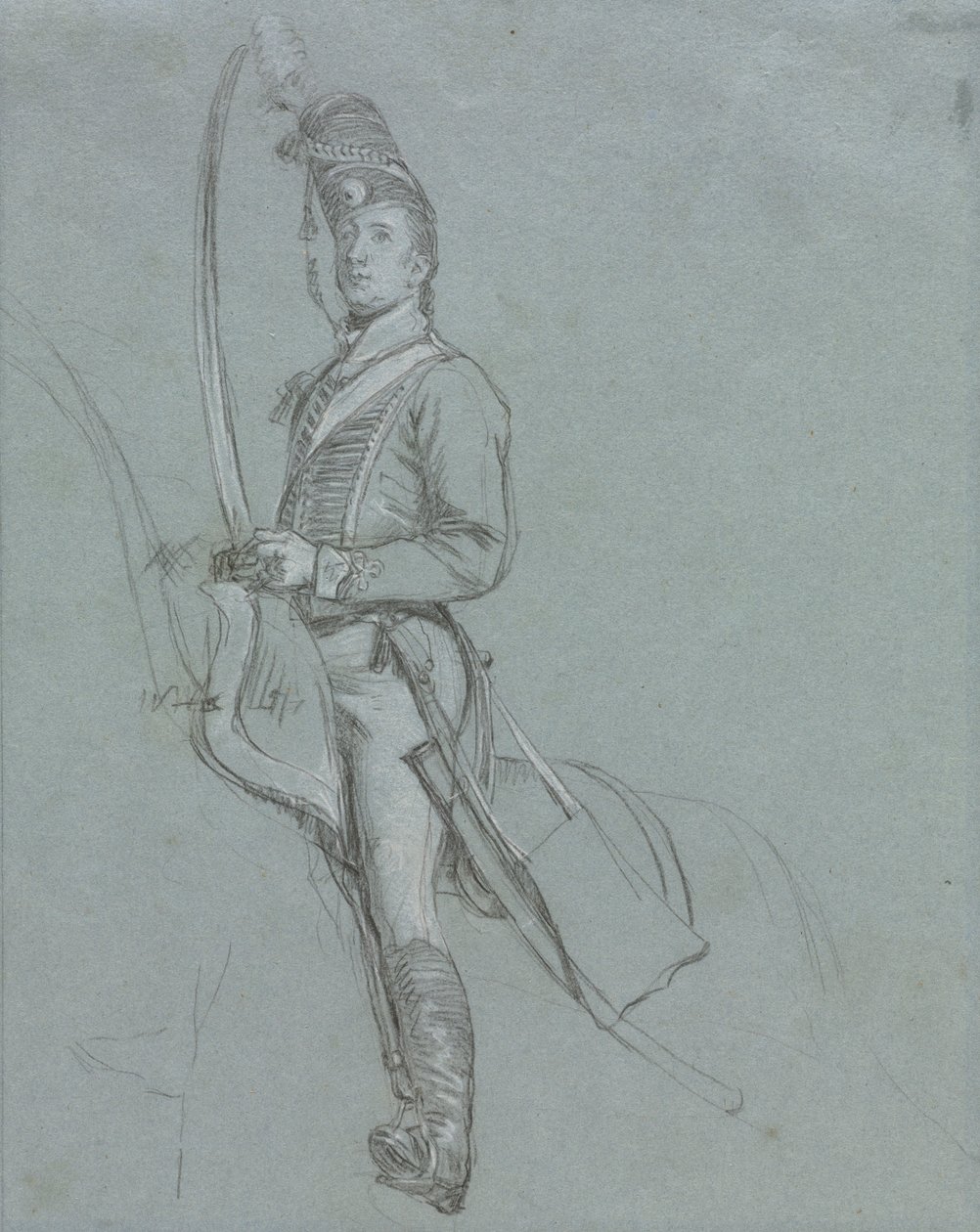 Egy huszártiszt lóháton, 1812. alkotó: John Singleton Copley