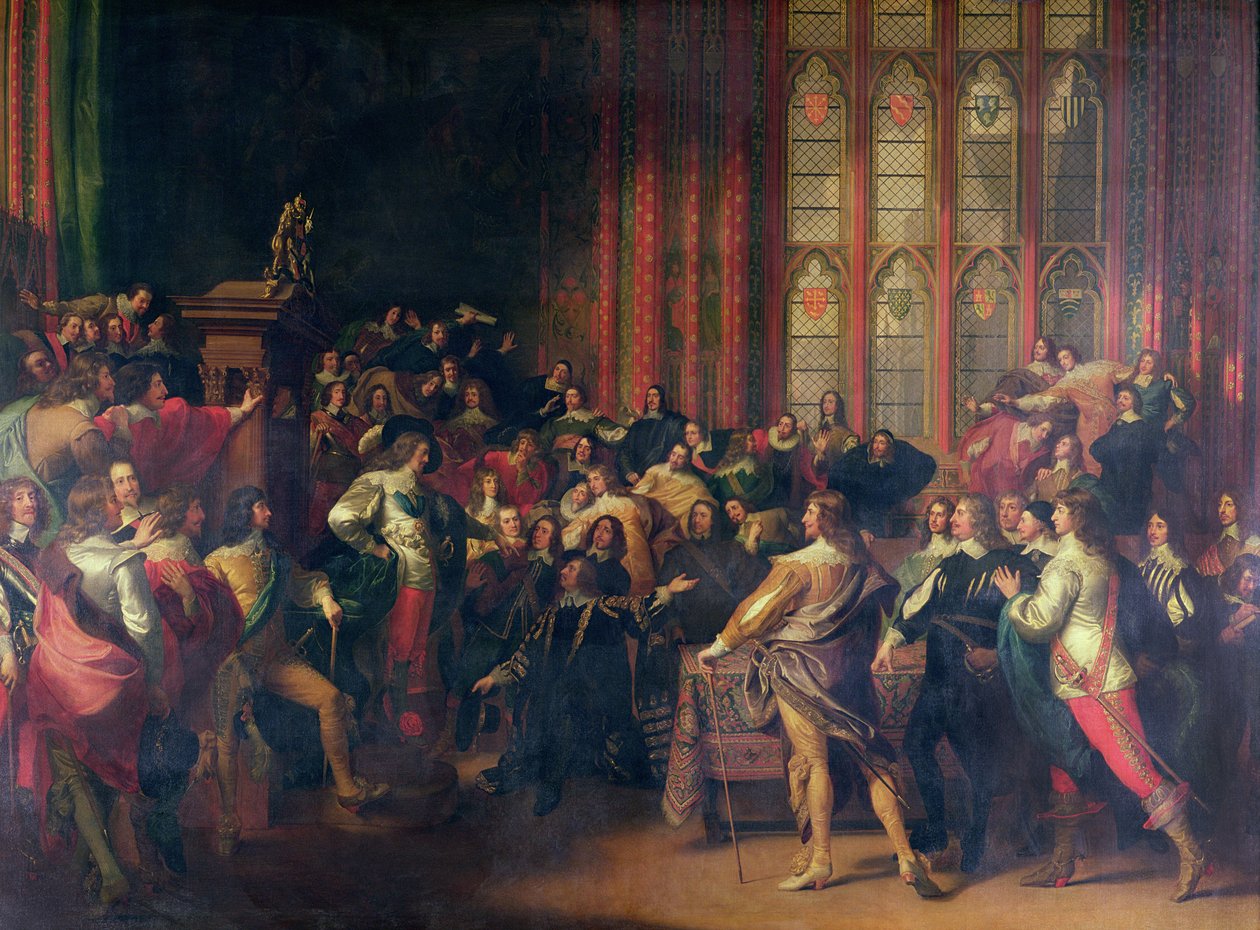I. Károly (1600-49) Az alsóház öt tagjának követelése 1642-ben alkotó: John Singleton Copley