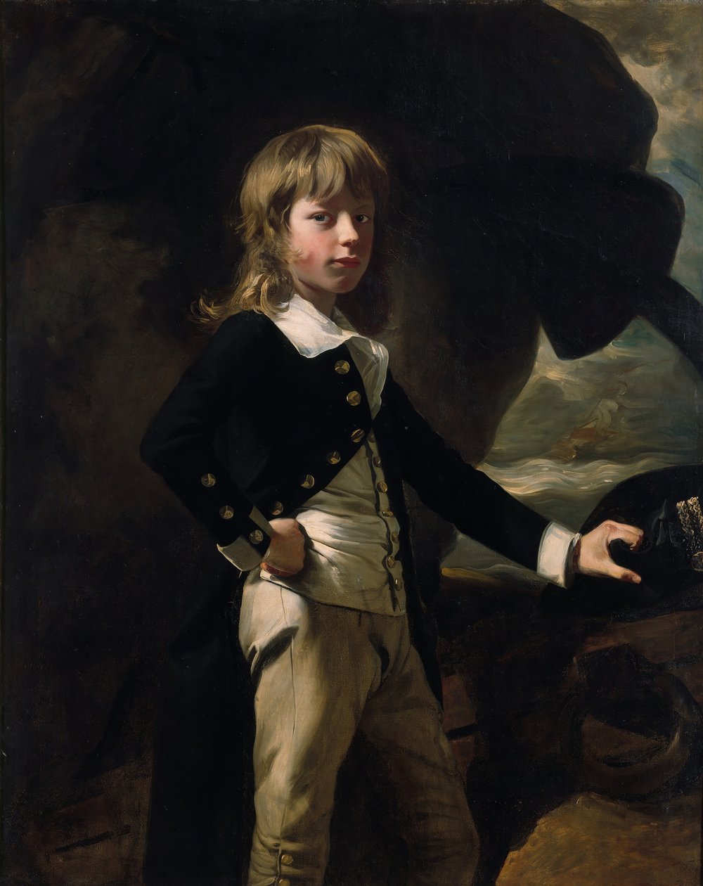 Midshipman Augustus Brine, 1782. alkotó: John Singleton Copley