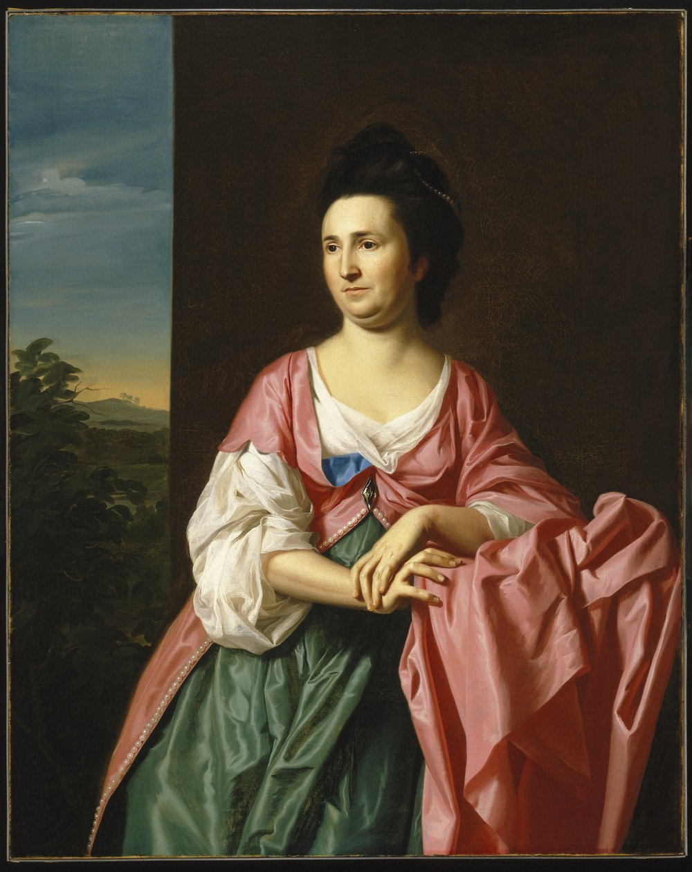 Mrs. Sylvester Gardiner, született Abigail Pickman, korábban Mrs. William Eppes alkotó: John Singleton Copley
