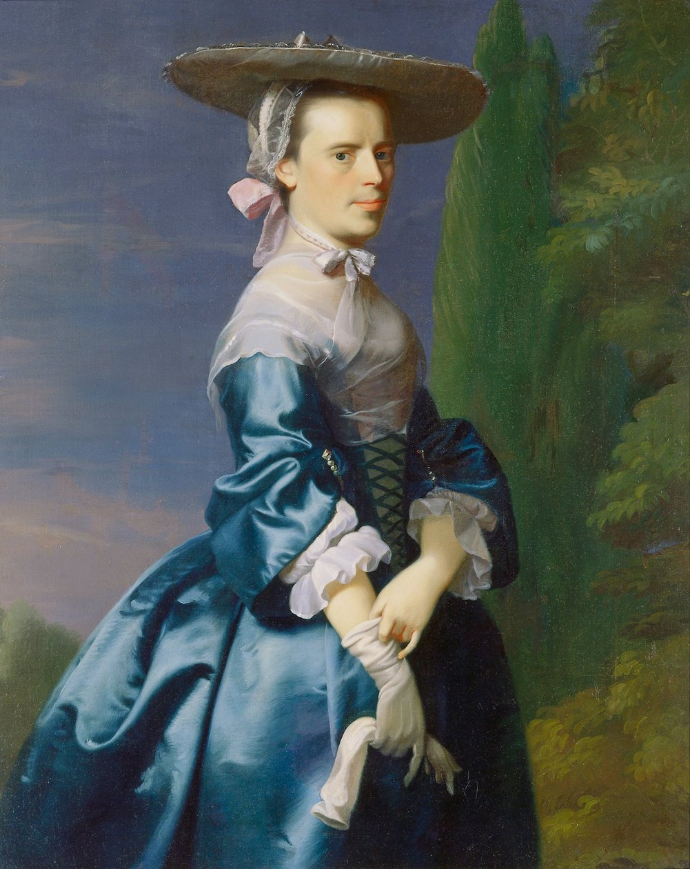 Sarah Allen, született Sargent portréja alkotó: John Singleton Copley