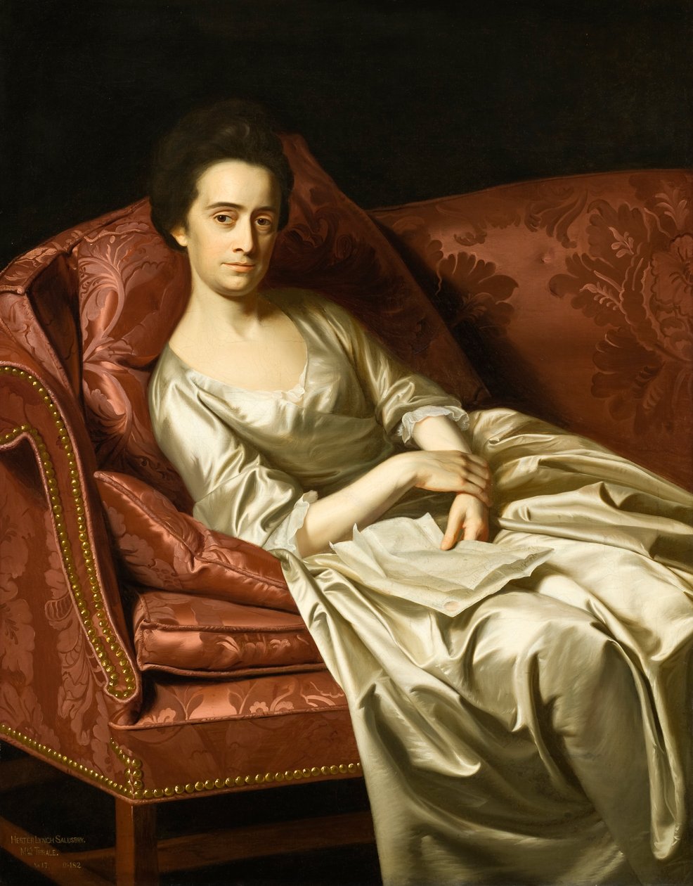Egy hölgy portréja alkotó: John Singleton Copley