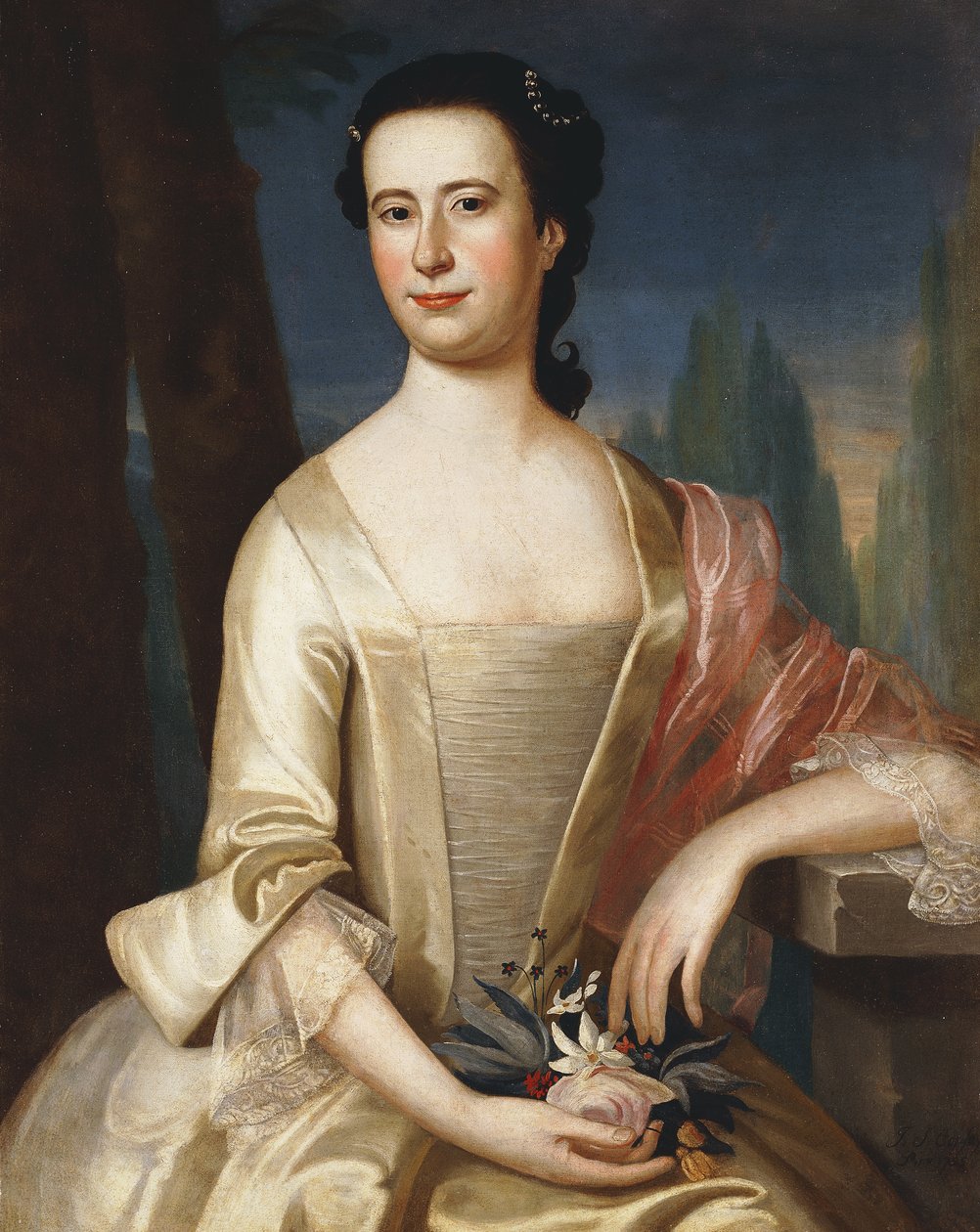 Női portré, 1755 alkotó: John Singleton Copley