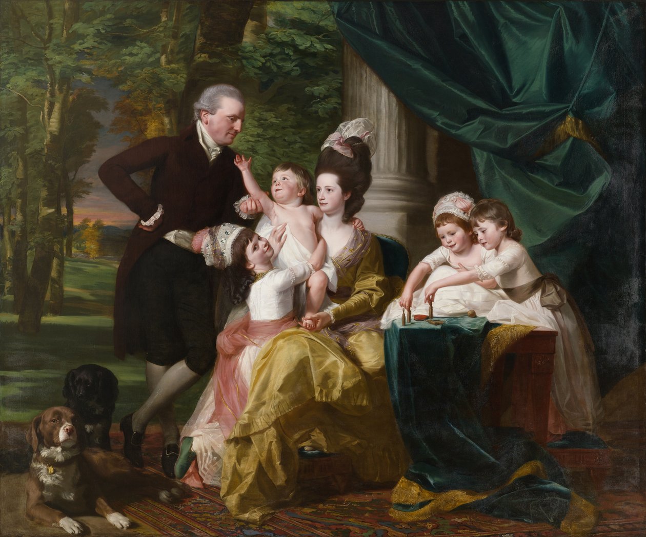 Sir William Pepperrell (1746-1816) és családja, 1778 alkotó: John Singleton Copley
