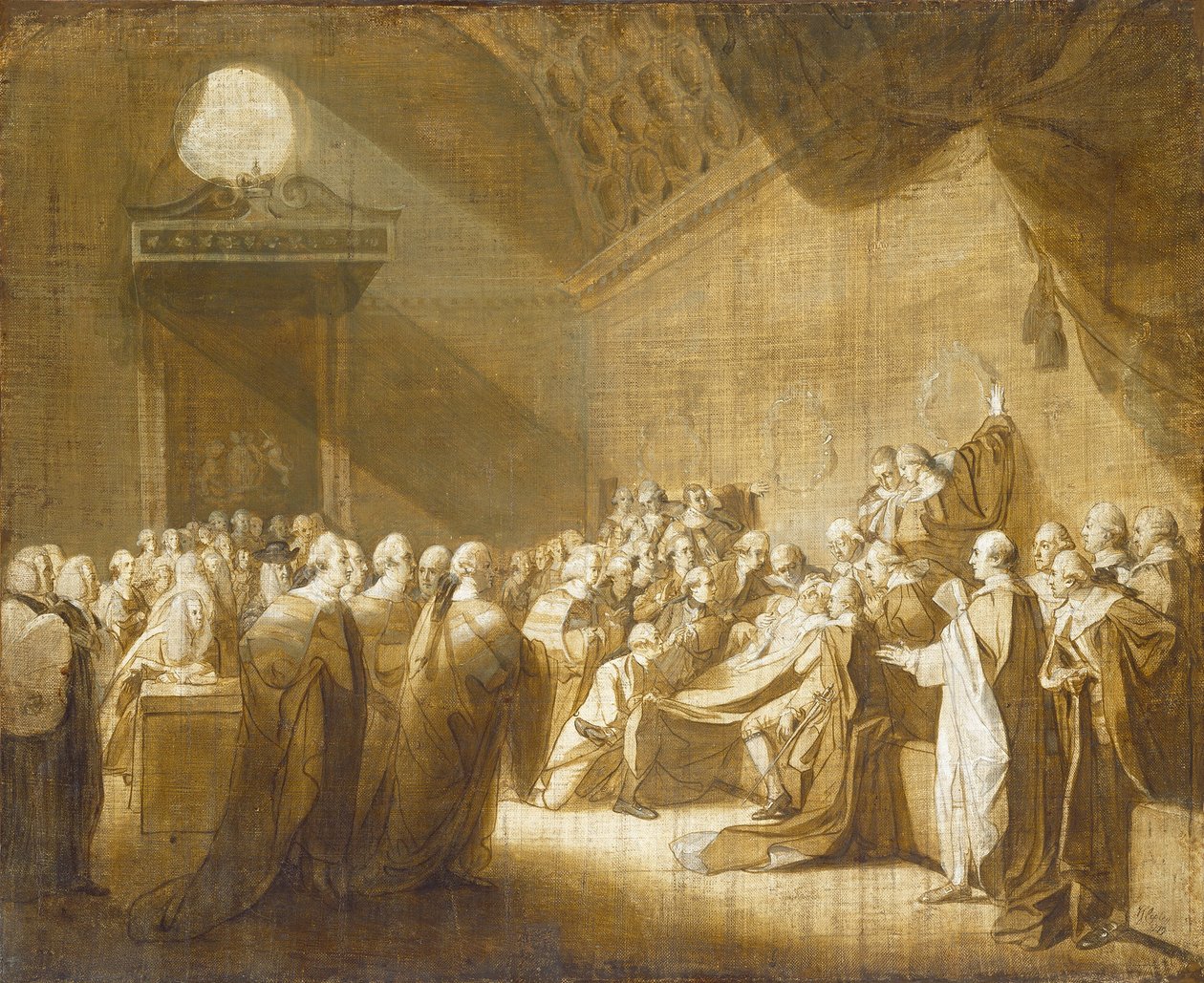 Chatham grófjának halála alkotó: John Singleton Copley