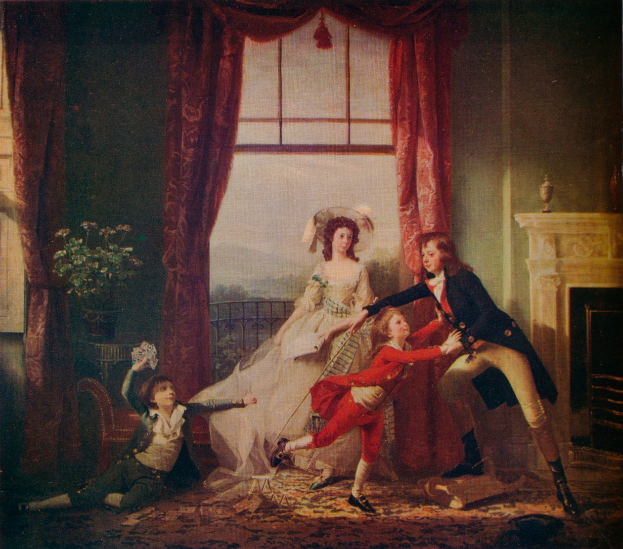 A Sitwell család, XVIII. század alkotó: John Singleton Copley