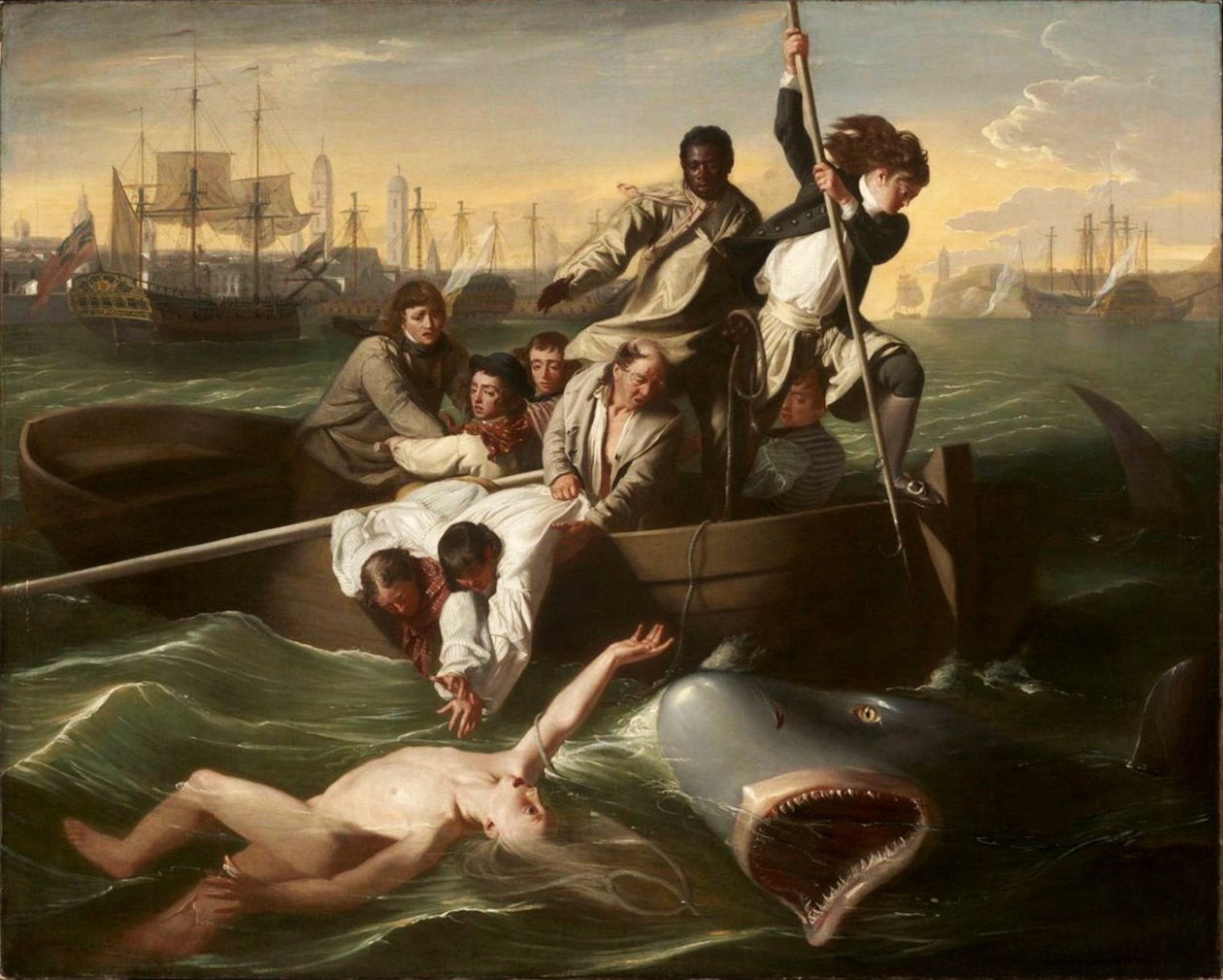 Watson és a cápa alkotó: John Singleton Copley