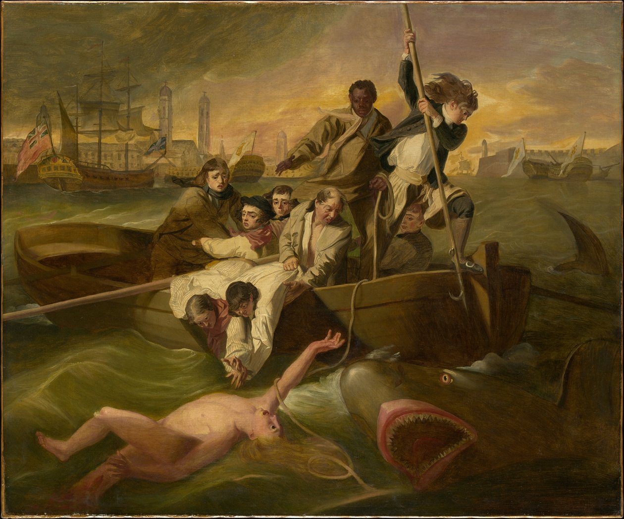 Watson és a cápa alkotó: John Singleton Copley