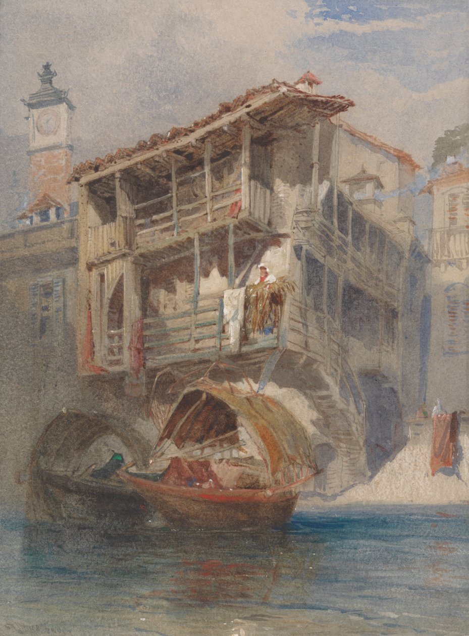 Isola Bella, Maggiore-tó alkotó: John Skinner Prout