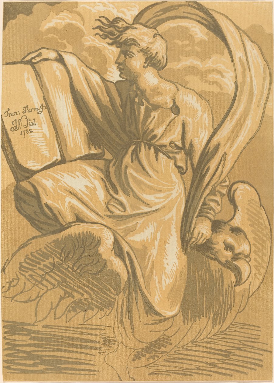 Szent János evangélista alkotó: John Skippe after Parmigianino
