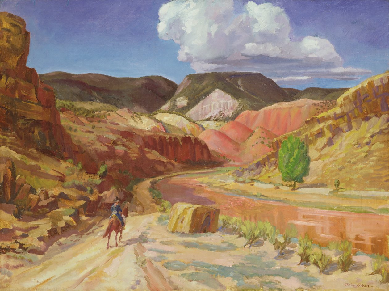 Chama Running Red alkotó: John French Sloan