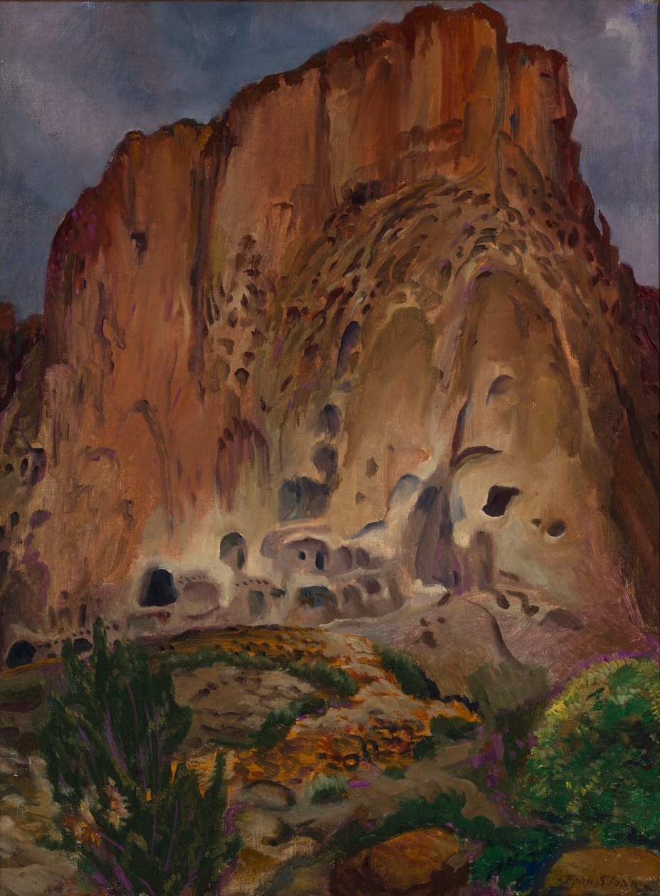 Cliff Dwellings, Pajarito alkotó: John French Sloan