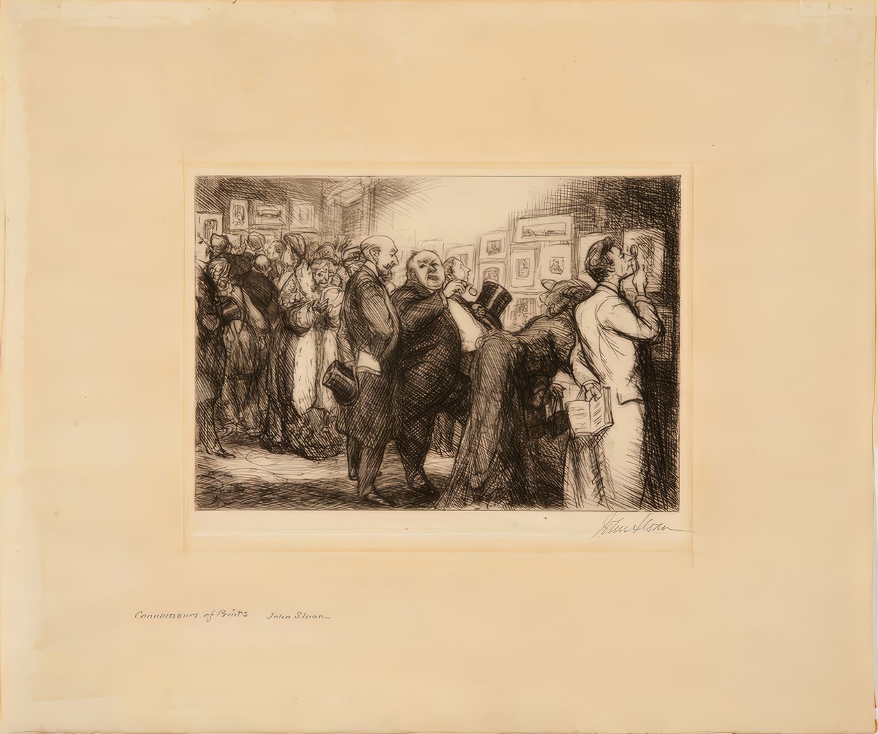 Nyomtatás ínyencek alkotó: John French Sloan
