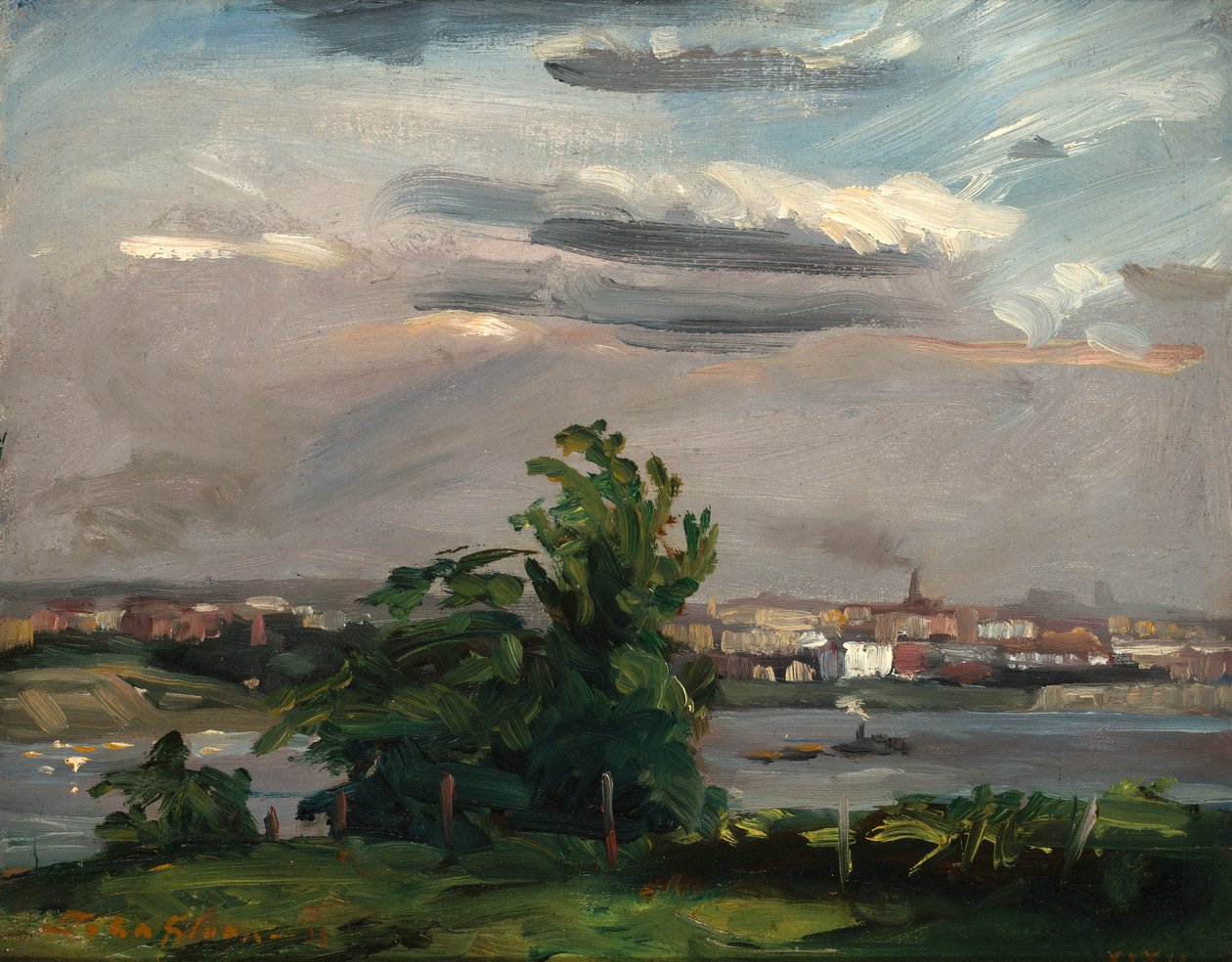Coytesville a Palisades-en alkotó: John French Sloan