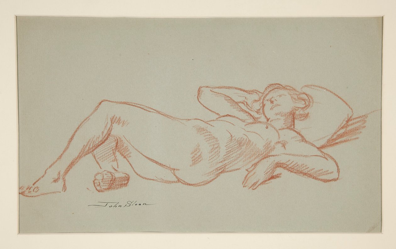 Modell pihen alkotó: John French Sloan