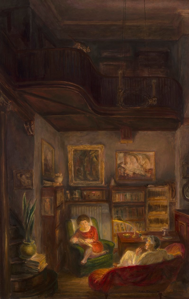 Stúdiósarkunk alkotó: John French Sloan