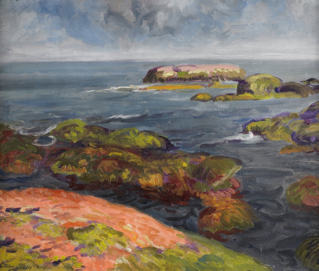 Tengerpart, Gloucester alkotó: John French Sloan