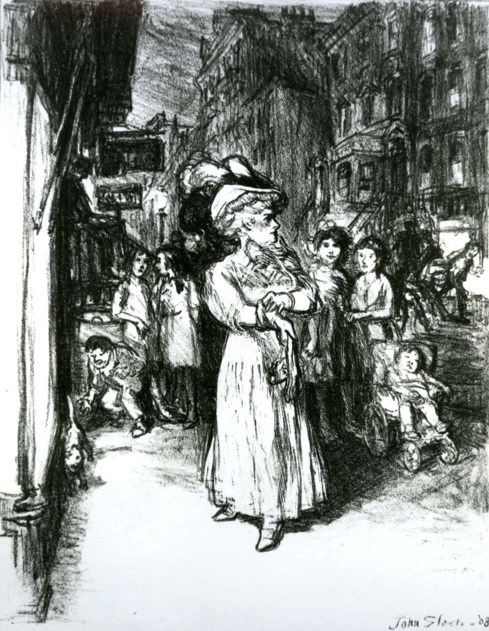 A Sixth Avenue és a 30th Street alkotó: John French Sloan