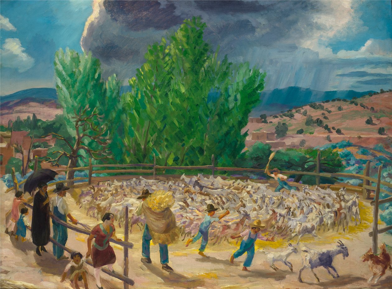 Threshing Floor, Santa Fe alkotó: John French Sloan