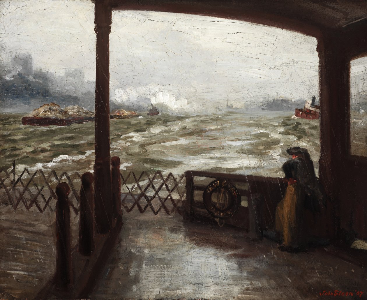 A komp nyomában, 1. sz alkotó: John French Sloan