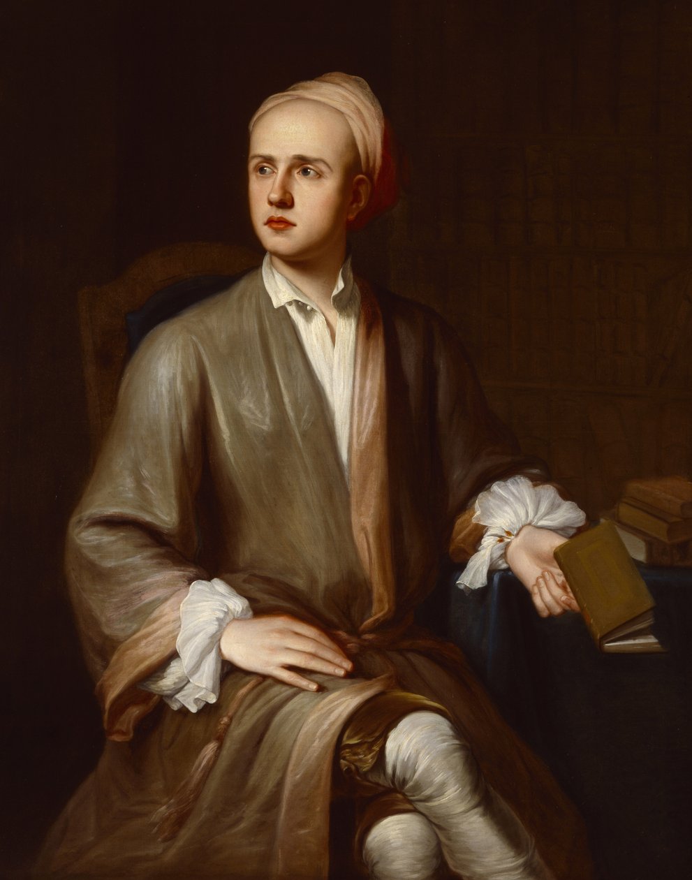 Edward Nightingale, 1722-24 körül (olaj, vászon) alkotó: John Smibert
