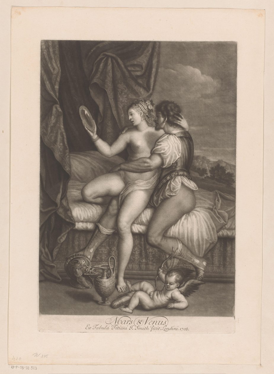 Mars és Vénusz az ágyban Mars és Vénusz (cím a tárgyon) Love Affaires of the Gods (sorozat címe) Az istenek szerelmei (sorozat címe) alkotó: John Smith