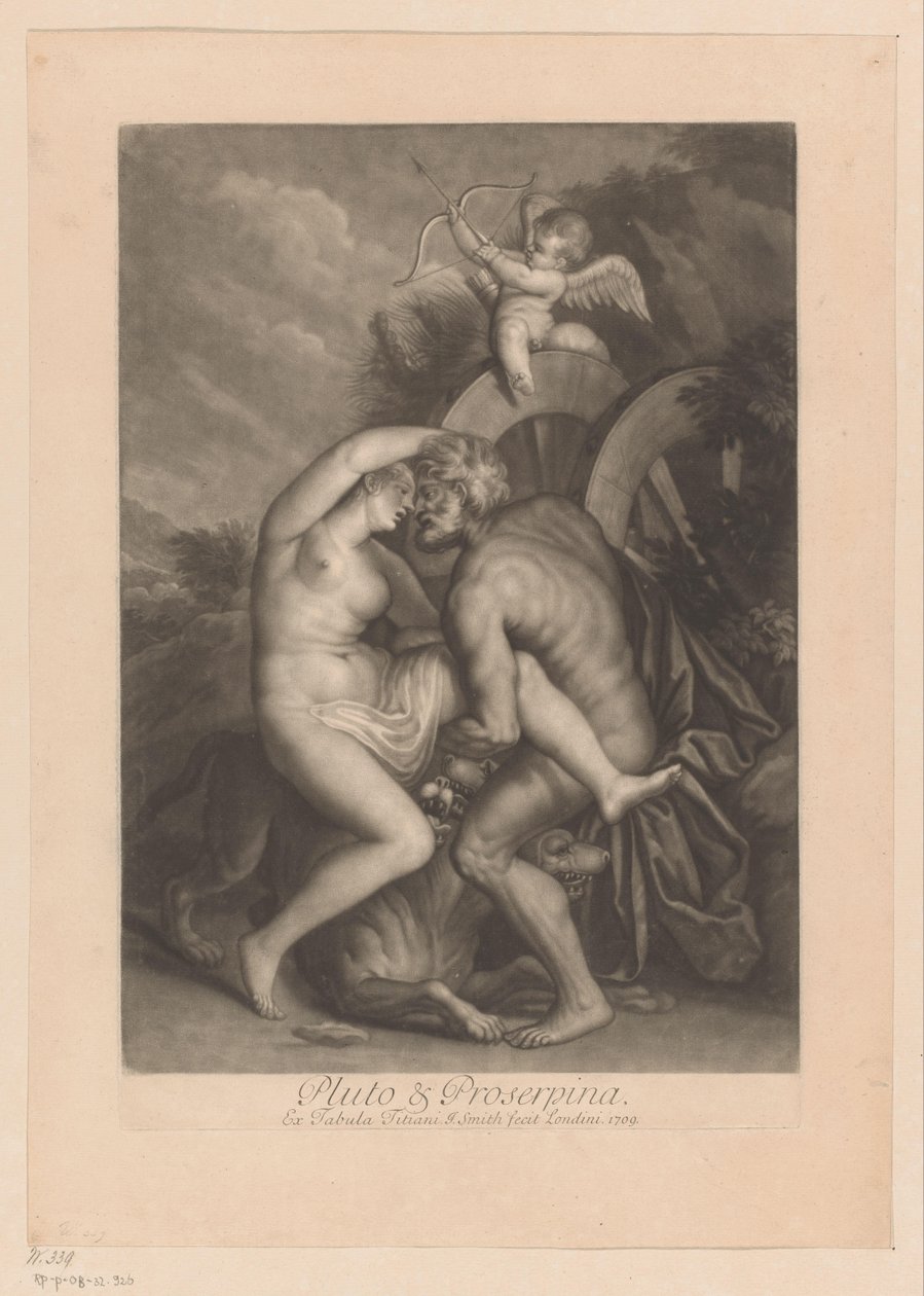 Proserpina kirablása Plútó és Proserpina (cím a tárgyon) Az istenek szerelmei (sorozat címe) Az istenek szerelmei (sorozat címe) alkotó: John Smith