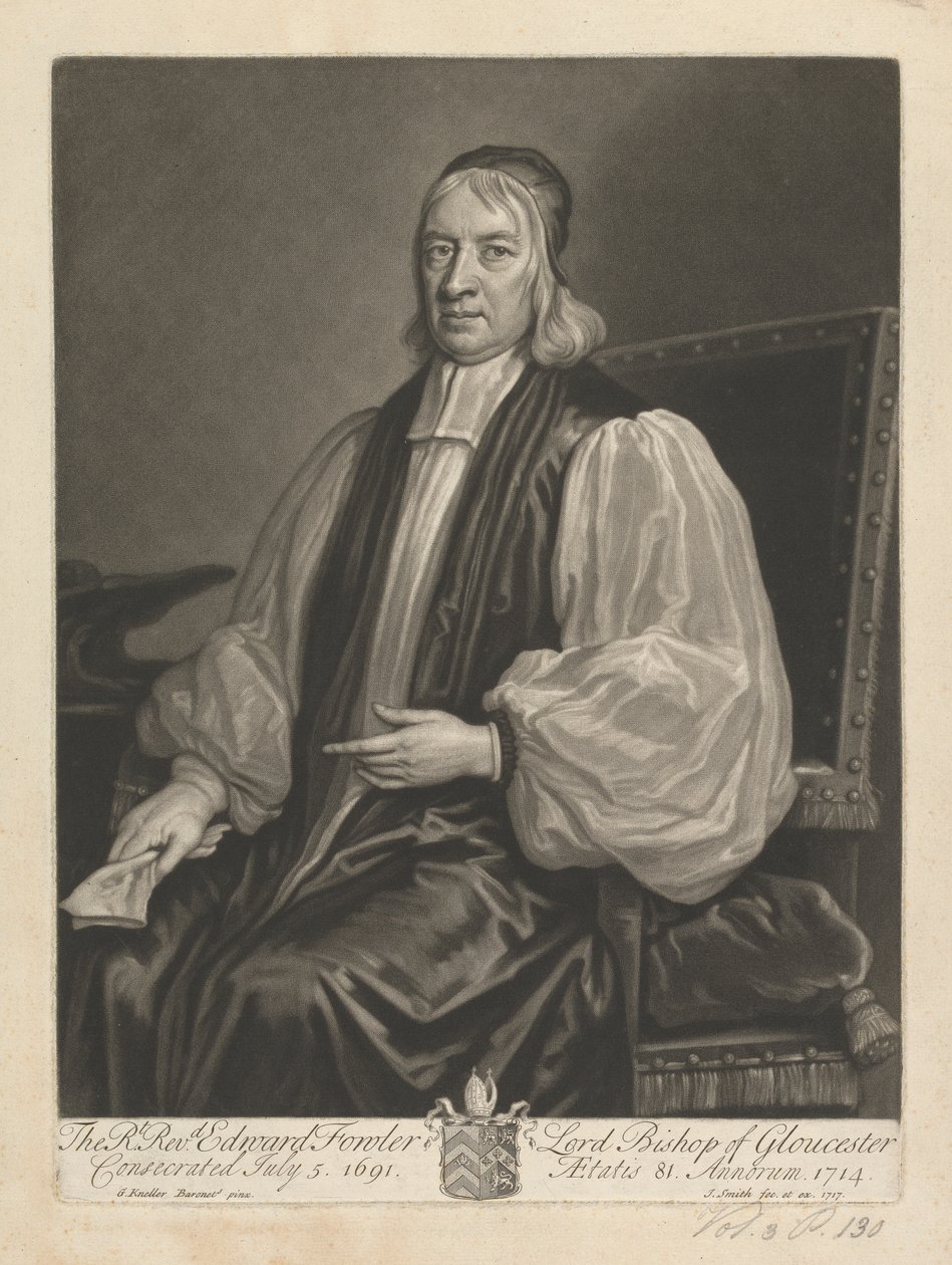 Edward Fowler tiszteletes, Gloucester püspöke alkotó: John Smith