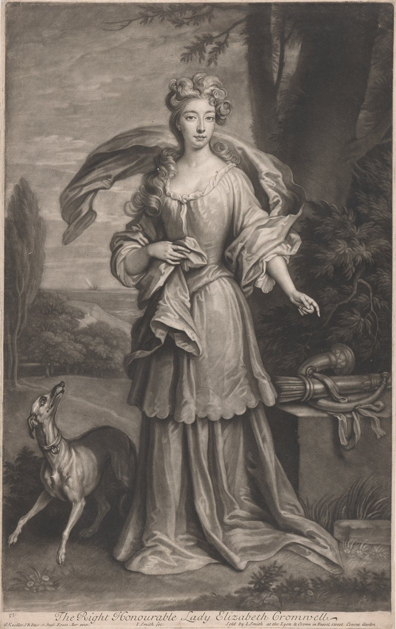 A helyes hölgy, Elizabeth Cromwell (1674-1704) alkotó: John Smith