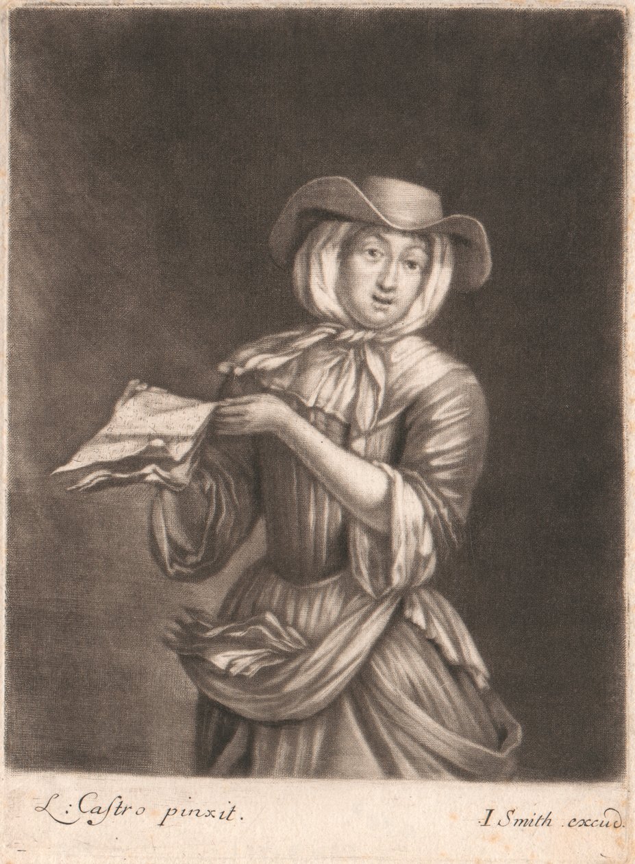 Zenét árusító nő alkotó: John Smith