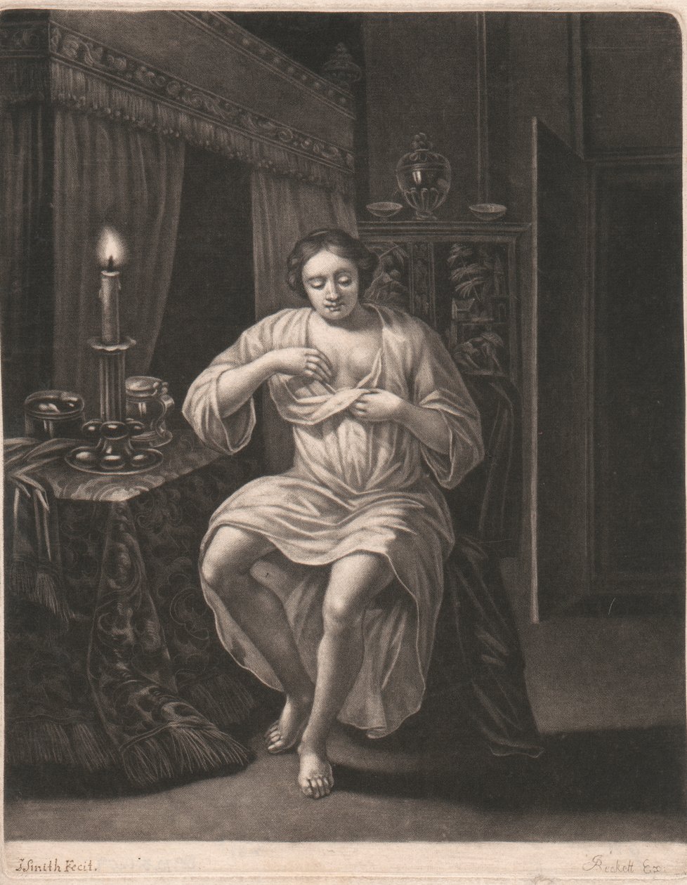 Nő vetkőző alkotó: John Smith