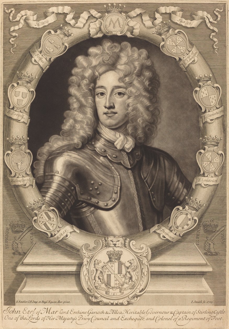 John, Mar grófja, Lord Erskine alkotó: John Smith after Sir Godfrey Kneller