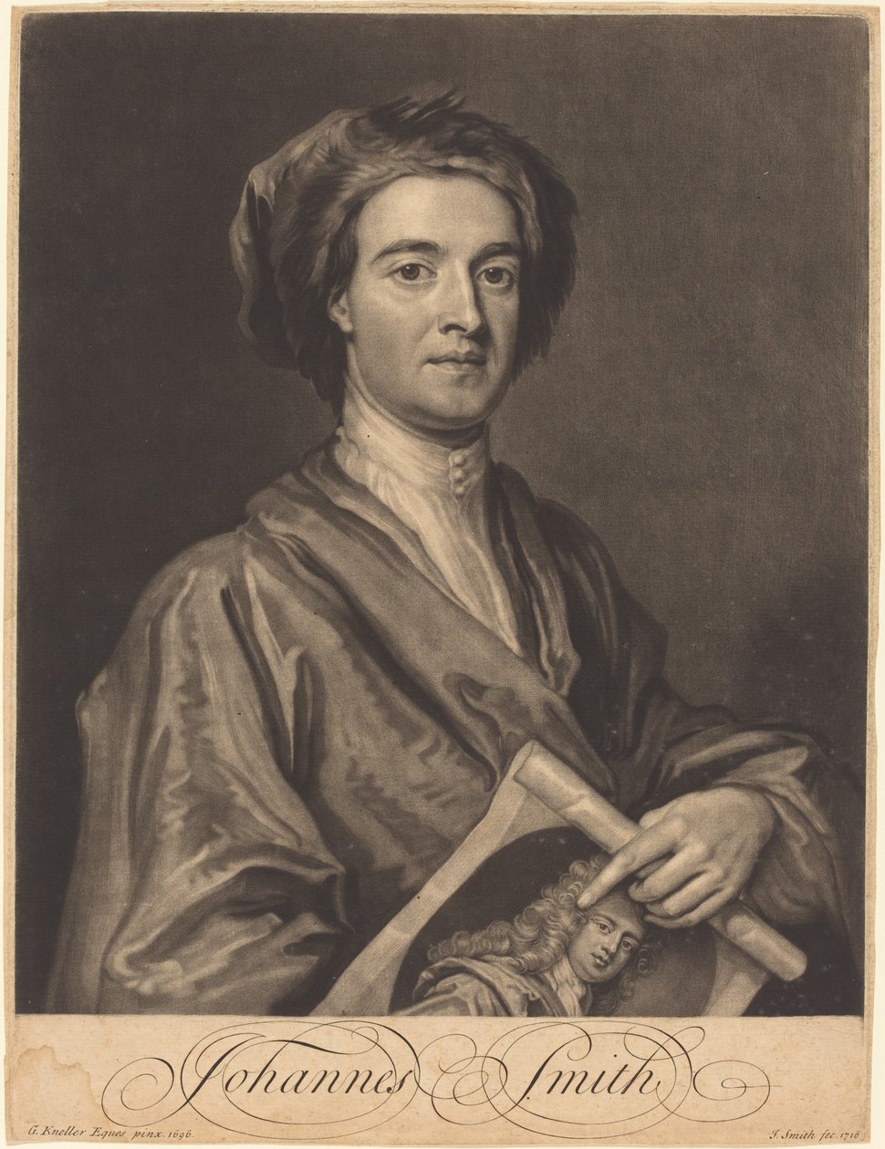 John Smith alkotó: John Smith after Sir Godfrey Kneller